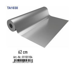 Bobina papel de regalo 62 cm Plata