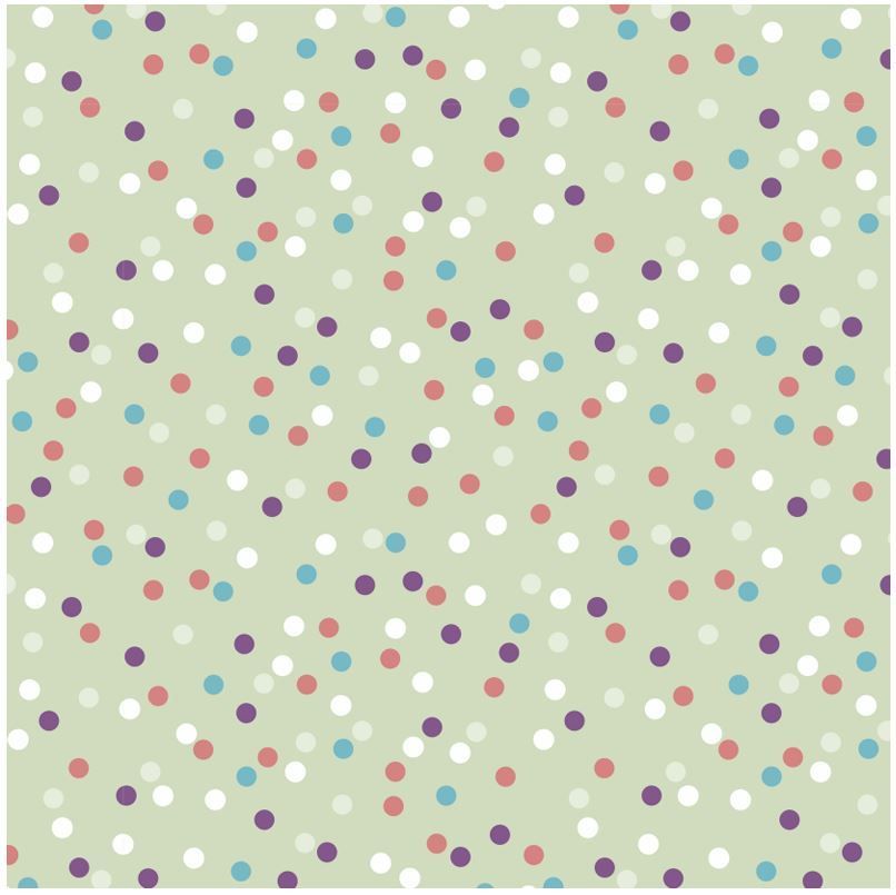 Bobina Papel Regalo 62cm x 80m Puntitos Claros (LN2001-J)