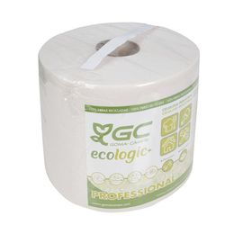 Bobina papel tisú. Papel Secamanos Reciclado 2Capas 1000 Us