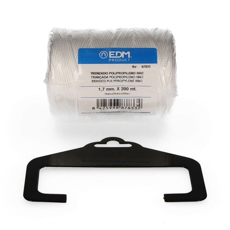 Bobina trenzada polipropileno 8842 200mts blanco