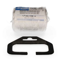 Bobina trenzada polipropileno 8842 50mts blanco