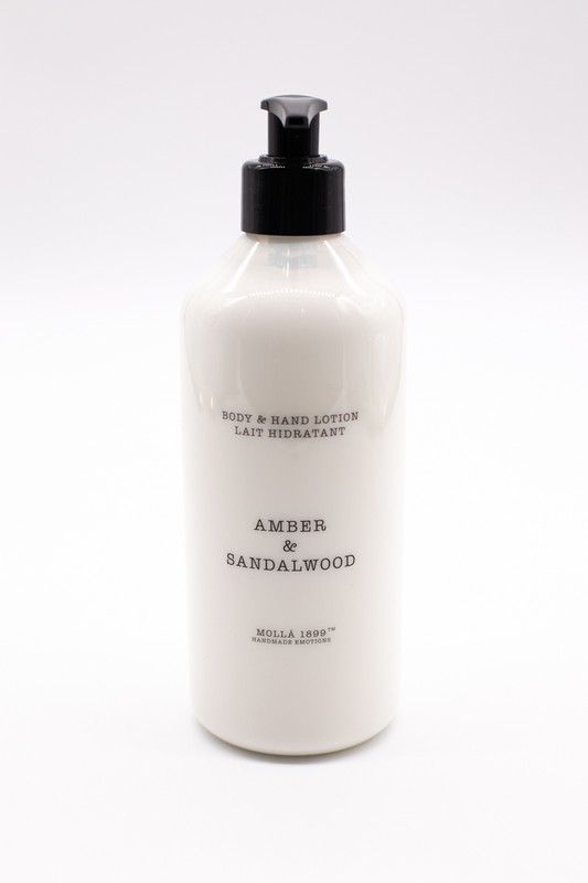 Body & Hand lotion de 500ml Amber & Sandalwood. Boutique CERERIA MOLLA 1899