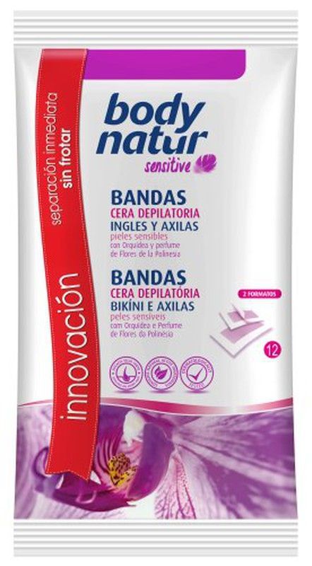 Body Natur Depil Bandas Axilas/Ingle(12)
