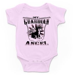 Body para bebé My Angel guardian en rosa