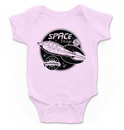 Body para bebé Space en rosa