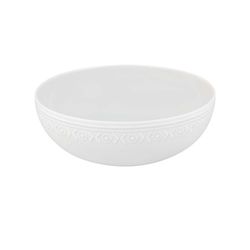 Bol de cereales de porcelana blanco, Ø14 x 5,3 cm | Ornament