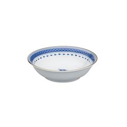 Bol para fruta de porcelana en blanco y azul, 13,6 x 13,6 x 3,7 cm | Cozinha Velha