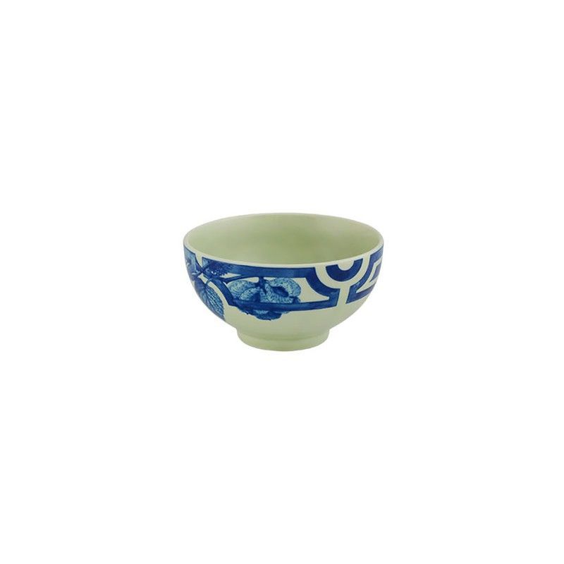 Bol para vegetales de porcelana en azul y blanco antiguo, 10,4 x 10,4 x 5,4 cm | The Meaning