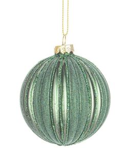 Bola de Navidad Cristal Arbol Color Verde Diam 80 cms Hecho Mano Bizzotto