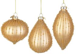 Bola de Navidad Cristal Arbol Oro Surtidas Formas Bizzotto