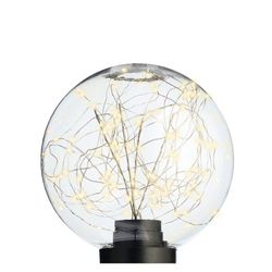 Bola decorativa sobremesa transparente 20 cm.