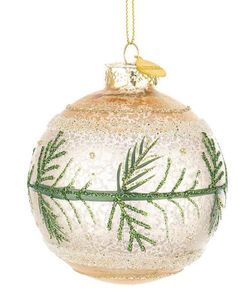 Bola Navidad Cristal Champagne decoración de navidad para casa