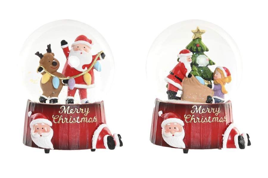 Bola Nieve Musical Decoracion Navidad Resina Ideal Regalo