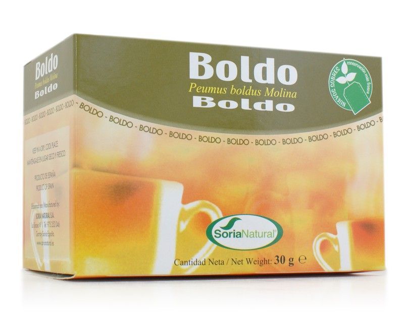 Boldo Infusión Caja 20 Filtros Soria Natural