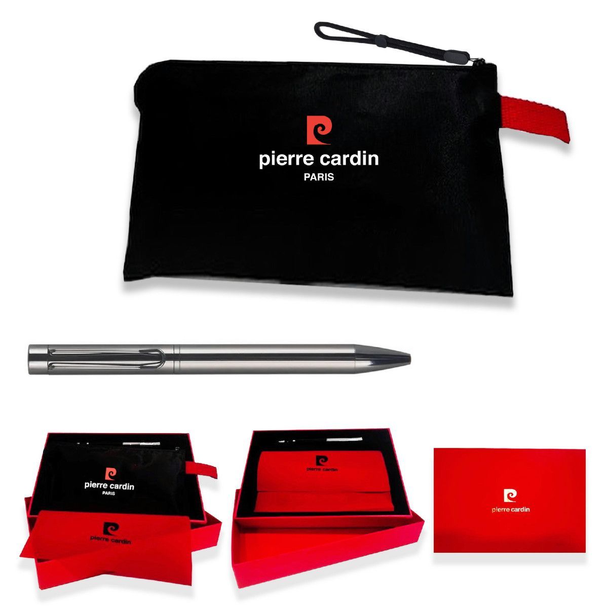 Bolígrafo Acero Pierre Cardin PCX0154/2P Gun Metal