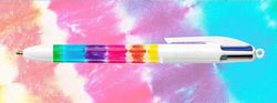 Bolígrafo Bic 4 Colours Decors 4 en 1