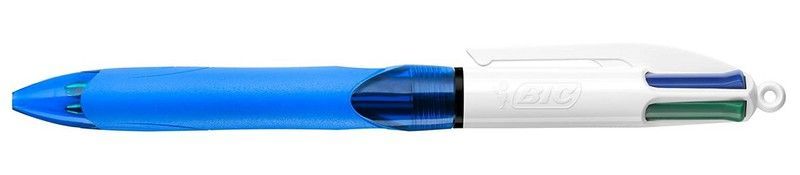 Bolígrafo BIC 4 colours GRIP "4 en 1" azul, negro, rojo y verde