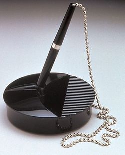 Bolígrafo con peana para mostradores