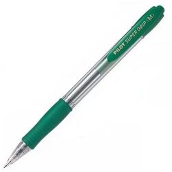 Bolígrafo PILOT Super Grip Verde