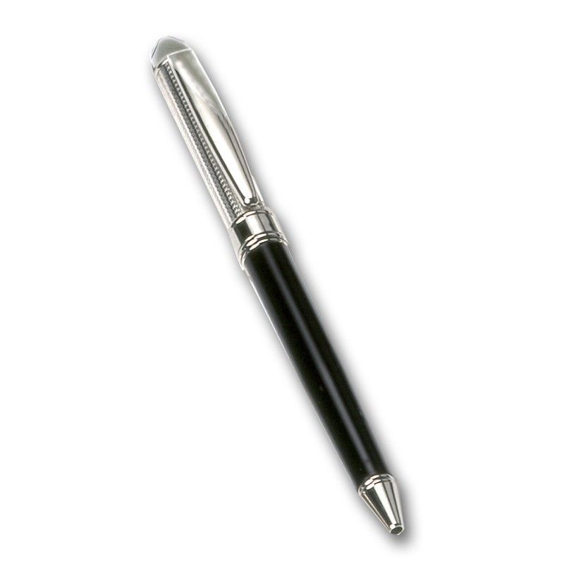 Bolígrafo Plata P135NK Negro Bicolor Plateado