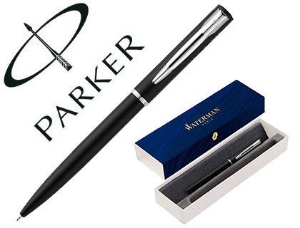 Boligrafo waterman allure laca negra en estuche de regalo