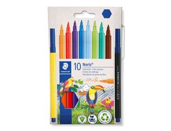 Bolsa 10 rotuladores polycolor Noris club colores surtidos Staedtler