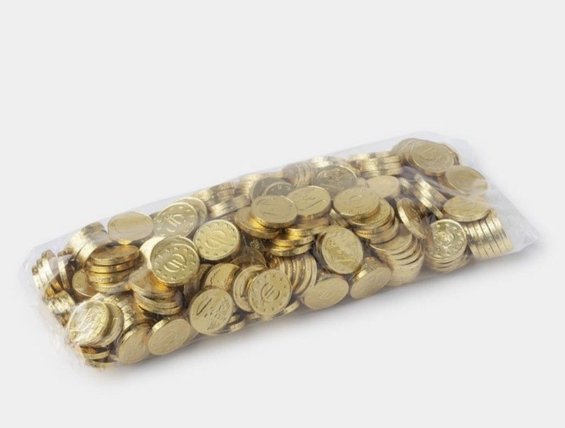 Bolsa 300 uds Moneda Chocolate Simon Coll 28 mm 2,5 grs