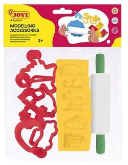 Bolsa 6 moldes + 6 moldes de corte +rodillo modelaje