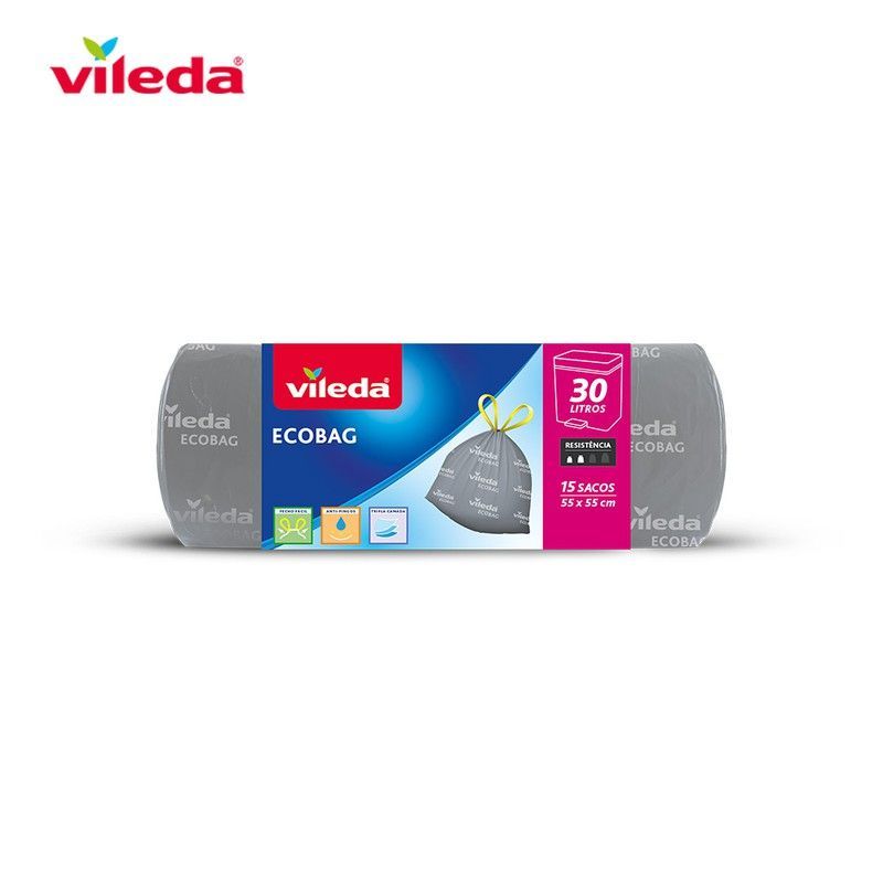 Bolsa basura ecobag 30l (15 bolsas) 159553 vileda