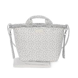 Bolsa canastilla Pasito a Pasito Little Bloom flor gris