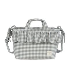 Bolsa canastilla Walking Mum  Praliné Vichy Matcha