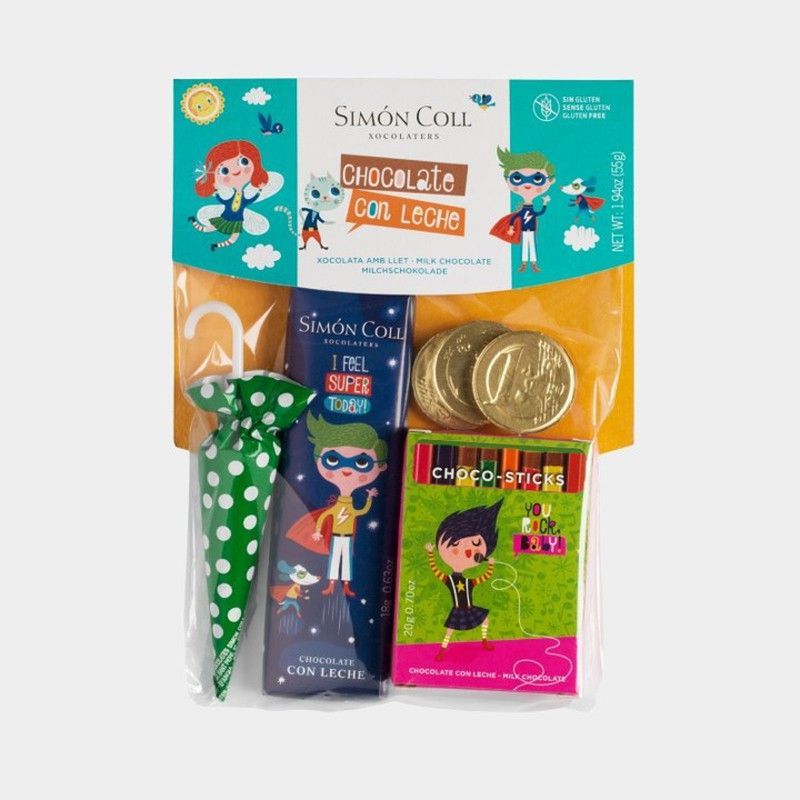 Bolsa Chocolate con Leche Surtido Especial Cumpleaños 55 grs