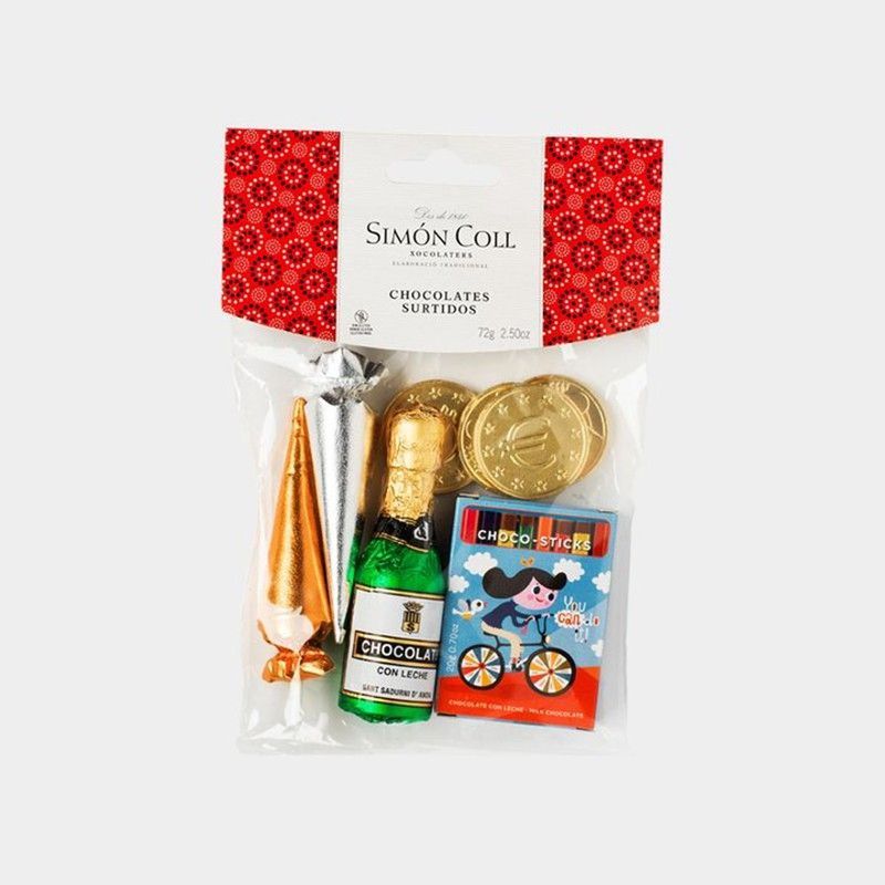 Bolsa Chocolate con Leche Surtido Especial Cumpleaños 72 grs