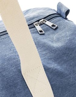 Bolsa cilíndrica Denim