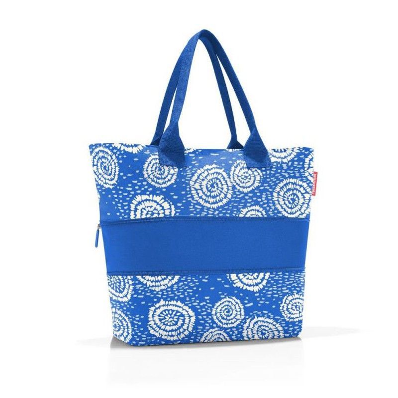 Bolsa compra extensible e1 batik strong blue Reisenthel