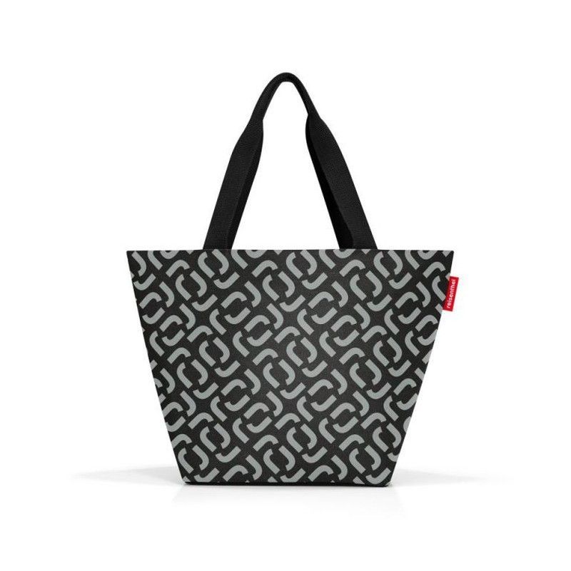 Bolsa compra M signature black Reisenthel