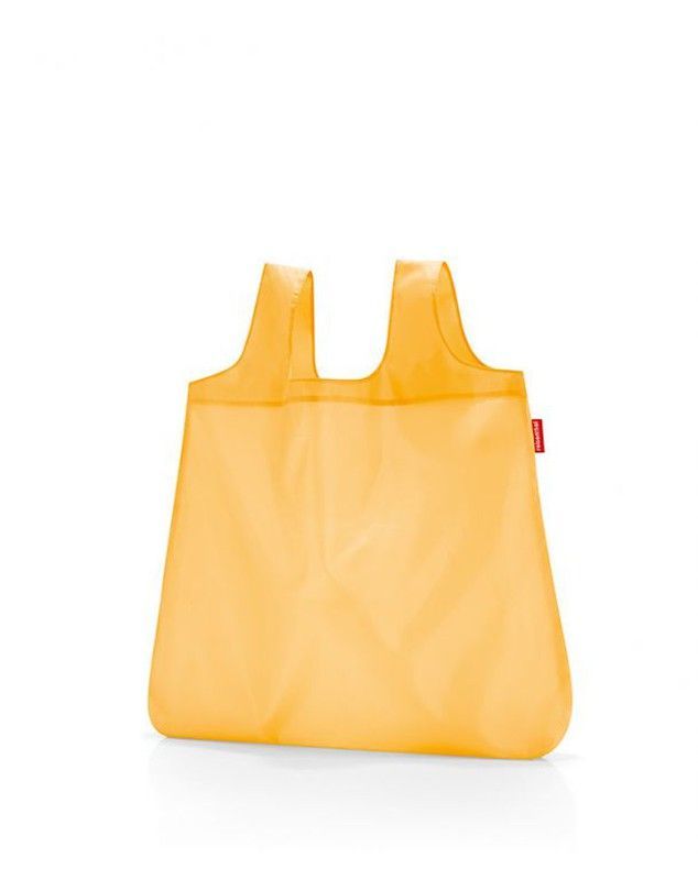 Bolsa compra mini maxi bolsillo banana cream Reisenthel