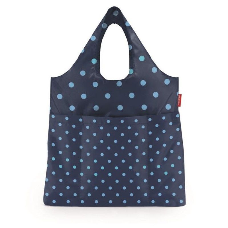 Bolsa compra mini maxi shopper plus mixed dots-blu Reisenthel