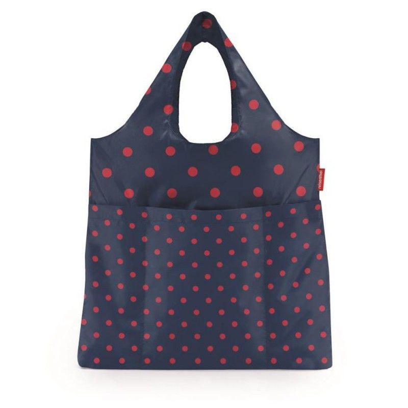 Bolsa compra mini maxi shopper plus mixed dots-red Reisenthel