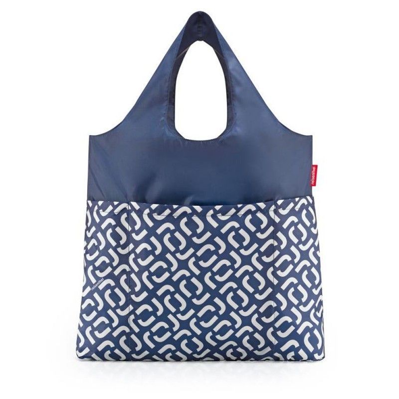 Bolsa compra mini maxi shopper plus signature navy Reisenthel