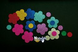 Bolsa con goma eva en forma de flores