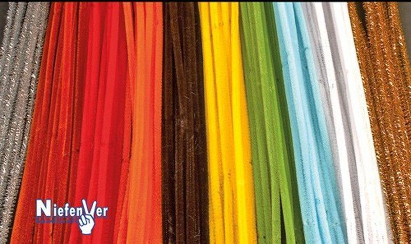 Bolsa de 100 chenillas de colores surtidos