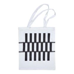 Bolsa de algodón orgánico en blanco, 40 x 0,4 x 48 cm | Habibou