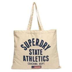 Bolsa de algodón Superdry State Athletics Superdry Natural