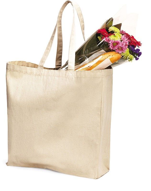 Bolsa de compra de algodón