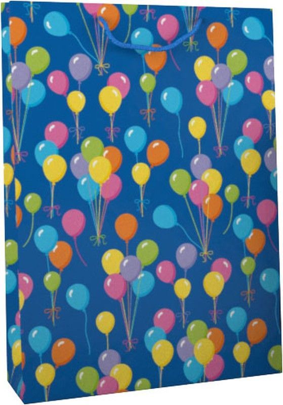 Bolsa de papel de regalo grande (26 x 32 cm) FIESTA