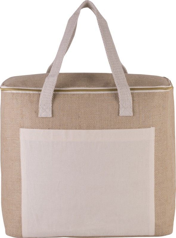 Bolsa isotérmica de yute - modelo grande