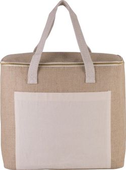 Bolsa isotérmica de yute - modelo grande