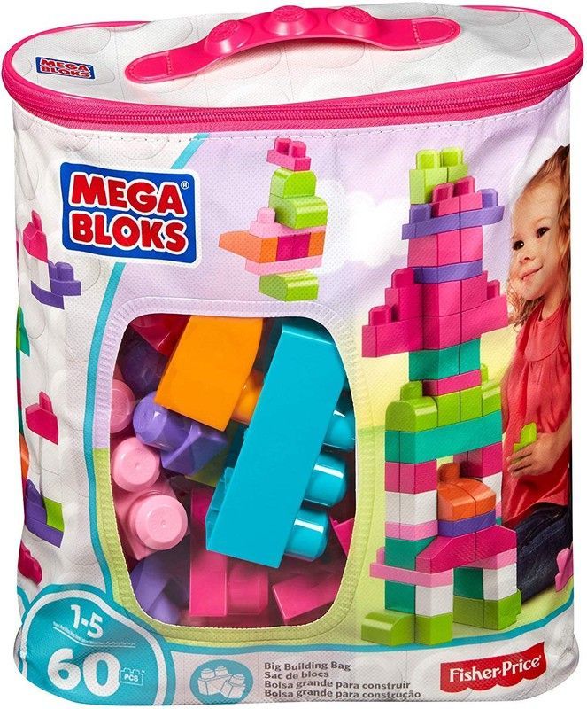 BOLSA MEGA BLOKS 60 Rosa