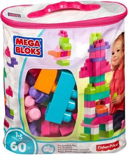 BOLSA MEGA BLOKS 60 Rosa